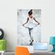 Oil Painting Girl Ballerina Wall Decal