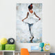 Oil Painting Girl Ballerina Wall Decal