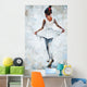 Oil Painting Girl Ballerina Wall Decal