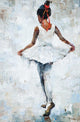 Oil Painting Girl Ballerina Wall Decal