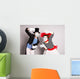Waist-up Portrait Funny Mime Wall Decal