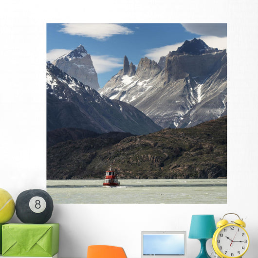 Boat Grey Lake Torres Wall Decal