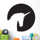 Moon Silhouette Unicorn Wall Decal