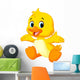 Cute Baby Duck Lifted Wall Decal