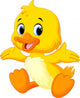 Cute Baby Duck Lifted Wall Decal