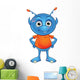 Light Blue Alien Wall Decal