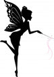 Silhouette Magic Fairy Wall Decal