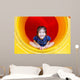 Asian Girl Play Color Wall Decal