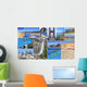 California Travel Photo Collage Wall Decal