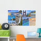 California Travel Photo Collage Wall Decal