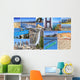 California Travel Photo Collage Wall Decal