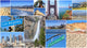 California Travel Photo Collage Wall Decal