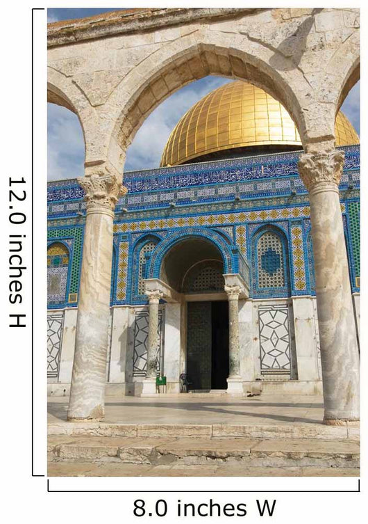 Dome Rock Famous Mosque Wall Decal