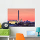 Washington DC Twilight Skyline Wall Decal