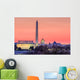 Washington DC Twilight Skyline Wall Decal