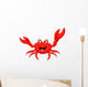 Funny Cartoon Crab Wall Decal