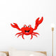 Funny Cartoon Crab Wall Decal