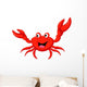Funny Cartoon Crab Wall Decal