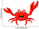 Funny Cartoon Crab Wall Decal