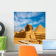 Full Sphinx Profile Pyramids Wall Decal