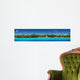 Exotic Palms Tropical Beach Wall Decal Panoramic Wall Decal