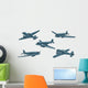 Vector Cartoon Image Set Wall Decal Sticker Set