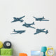 Vector Cartoon Image Set Wall Decal Sticker Set