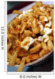 Poutine Traditionelles Fast-food Quebec Wall Decal