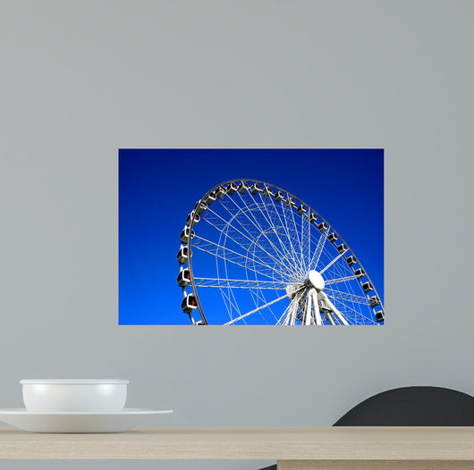 Ferris Wheel Blue Sky Wall Decal