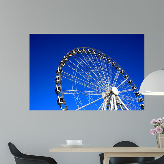 Ferris Wheel Blue Sky Wall Decal
