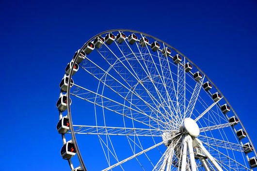 Ferris Wheel Blue Sky Wall Decal