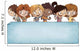 Group Kids with Tabley Wall Decal