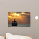 Sunrise Mexican Fishing Boat Wall Decal