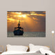 Sunrise Mexican Fishing Boat Wall Decal