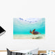 Pacific Ocean Turtle Hawaii Wall Decal