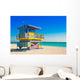 Lifeguard Tower South Beach Wall Decal