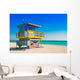 Lifeguard Tower South Beach Wall Decal