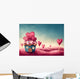 Fantasy Cup Cake House Wall Decal