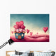 Fantasy Cup Cake House Wall Decal