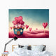 Fantasy Cup Cake House Wall Decal