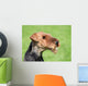 Airedale Terrier Spring Garden Wall Decal