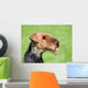 Airedale Terrier Spring Garden Wall Decal