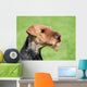 Airedale Terrier Spring Garden Wall Decal