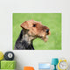 Airedale Terrier Spring Garden Wall Decal