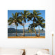 Hawaiian Beach Hammocks Wall Decal