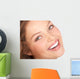 Beautiful Young Woman Smiling Wall Decal