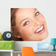 Beautiful Young Woman Smiling Wall Decal