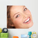 Beautiful Young Woman Smiling Wall Decal