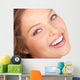Beautiful Young Woman Smiling Wall Decal