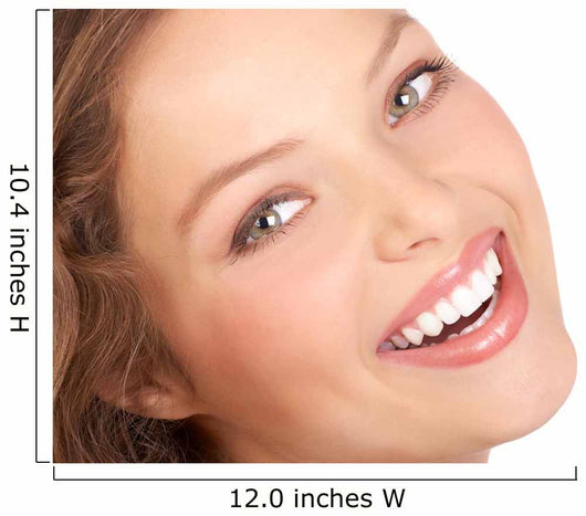 Beautiful Young Woman Smiling Wall Decal